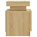 Comodino Rovere Sonoma 45x35x52 cm in Legno Multistrato - Foto miniatura 6