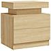 Comodino Rovere Sonoma 45x35x52 cm in Legno Multistrato - Foto miniatura 1