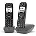 Telefono DECT Cordless AS490 Duo con Segreteria Telefonica Identificatore di Chiamata e Vivavoce Colore Nero - Foto miniatura 1