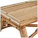 Tavolo da Picnic 115x115x81 cm in Bambù - Foto miniatura 3