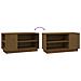 Mobile Porta Tv Miele 80x35x40,5 Cm In Legno Massello Di Pino - Foto miniatura 8
