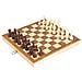 Gioco Degli Scacchi In Scatola Pieghevole Di Legno, 30 X 30 Cm - Foto miniatura 1