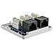 Scatola per montaggio su superficie Cat. 6 UTP non schermato a 2 porte Beige - Foto miniatura 6