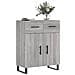 Credenza Grigio Sonoma 69,5x34x90 Cm In Legno Multistrato - Foto miniatura 3