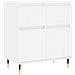 Credenza Bianca 60x35x70 Cm In Legno Multistrato - Foto miniatura 2