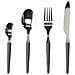 Zen set di posate 24 pz Antracite, Stainless steel - Foto miniatura 1