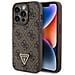 Cover Per Iphone 15 Pro Triangle Diamond 4g, Marrone - Foto miniatura 2