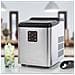 PC-EWB 1253 Macchina per la produzione di cubetti di ghiaccio integrata /indipendente 12 kg / 24h 120 W Nero, Grigio - Foto miniatura 4