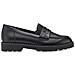 Black Casual Closed Loafers Mocassino Sintetico E Tessile Scarpe Donna Nero Eu 38, 1-24312-41 020 - Foto miniatura 2