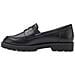 Black Casual Closed Loafers Mocassino Sintetico E Tessile Scarpe Donna Nero Eu 38, 1-24312-41 020 - Foto miniatura 3