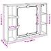 Mobile a Specchio LED Rovere Artigianale 76x15x55cm Multistrato - Foto miniatura 8