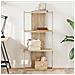Libreria 3 Ripiani Rovere Sonoma 60x30x120 Cm Legno Multistrato - Foto miniatura 3