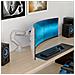 HX Series HX ARM WITH VERY HEAVY DUTY PIVOT DESK 144,8 cm (57") Scrivania Bianco - Foto miniatura 6