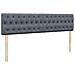 Struttura Letto Pouf con Materassi 200x200 cm Velluto - Foto miniatura 8