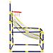 Set Gioco di Basket Arcade con Palla e Pompa 45x86x127 cm - Foto miniatura 4