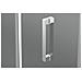 Box Doccia Nicchia 80 Cm Porta Due Battenti H195 Cm Gina Cromato - Foto miniatura 3