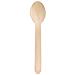 Set Di 50 Cucchiai Naturali In Legno Monouso 16 Cm, Beige - Foto miniatura 3