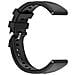 Cinturino In Silicone Con Texture Cristallo Di Ghiaccio, Pulsante A Pressione, Fibbia In Acciaio, 18 Mm, Universale, Compatibile Con Huawei 41/42 Mm Black - Foto miniatura 2