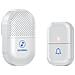 Videocitofono Wireless Hd Impermeabile Bianco Con Audio Bidirezionale E Visione Notturna - Foto miniatura 1