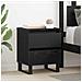 Armadio da Notte con cassetto 2 pcs Rovere nero 40 x 35 x 50 cm - Foto miniatura 2