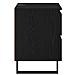 Armadio da Notte con cassetto 2 pcs Rovere nero 40 x 35 x 50 cm - Foto miniatura 8