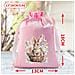 Set Di 10 Sacchetti Di Caramelle Pasquali - Sacchetti Regalo In Seta Con Coulisse Per Bomboniere E Dolcetti Pasquali Pink - Foto miniatura 2