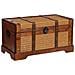 Baule In Legno Marrone 43x23x22 - Foto miniatura 1