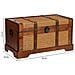 Baule In Legno Marrone 43x23x22 - Foto miniatura 3