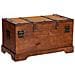 Baule In Legno Marrone 43x23x22 - Foto miniatura 4