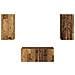 Set mobile TV 6 pcs Legno vecchio Legno multistrato - Foto miniatura 7