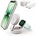 Caricabatterie Wireless 2 in 1 BoostCharge Pro Qi2 25W - Beige - Foto miniatura 1