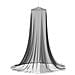 Zanzariera per letto 156 maglia 156 maglia Nero Ø56 x 220 cm - Foto miniatura 1