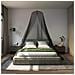 Zanzariera per letto 156 maglia 156 maglia Nero Ø56 x 220 cm - Foto miniatura 2