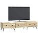 Mobile TV Rovere Sonoma 147 x 34,5 x 30 cm Legno ingegnerizzato - Foto miniatura 2