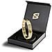 Bracciale Da Uomo Premium ""impact"" In Acciaio Chirurgico 316l, Oro, 17 Cm - Foto miniatura 2