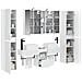 Set di mobili per il bagno 6 pcs Bianco - Foto miniatura 3