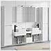 Set di mobili per il bagno 6 pcs Bianco - Foto miniatura 4