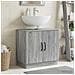 Armadio per Lavabo da Bagno HOORN Sonoma grigio - Foto miniatura 2