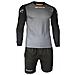 Kit Manchester Portiere Givova - Completo Di Manica Lunga E Pantaloncino Grigio / nero Taglia 2xs - Foto miniatura 1