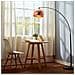 Lampada Da Terra Led Standard Rame Moderna Ricurva Versanora Arquer Vn-l00011 - Foto miniatura 2