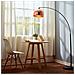 Lampada Da Terra Led Standard Rame Moderna Ricurva Versanora Arquer Vn-l00011 - Foto miniatura 5