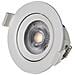 Faretto Ad Incasso Tondo Bianco 7w Led Luce Calda - Foto miniatura 2