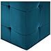 Comodini 2 Pz Blu 30x30x30 Cm In Tessuto Vellutato - Foto miniatura 5