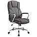 Sedia Ufficio Xanthos XXL in Tessuto - Poltrona Ergonomica Carico Max 210 kg - Sedia Studio Imbottita E Regolabile - Poltrona Pc Rinforzata Grigio Scuro - Foto miniatura 1