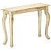 Tavolo Consolle 110x35x77 Cm In Legno Massello Di Mango - Foto miniatura 8