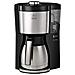 1025-1016 Macchina Da Caffè Con Filtro 1080 In Acciaio Inox Con Caraffa Termica Nero - Foto miniatura 1