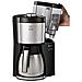 1025-1016 Macchina Da Caffè Con Filtro 1080 In Acciaio Inox Con Caraffa Termica Nero - Foto miniatura 4
