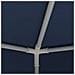 Gazebo Professionale Con Pareti 4x4 M Blu 90 G / m² - Foto miniatura 8