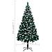 Albero Di Natale Artificiale Con Pigne E Neve Bianca 210 Cm - Foto miniatura 7