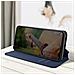 Custodia Per Xiaomi Redmi 9t Copertina Magnetica Portacarte Supporto Blu - Foto miniatura 8